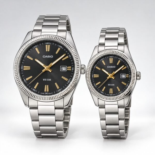 Reloj CASIO MATRIMONIO LTP-1302D-1 Y MTP-1302D-1