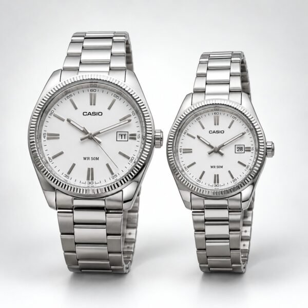 Reloj CASIO MATRIMONIO LTP-1302D-7 y MTP-1302D-7