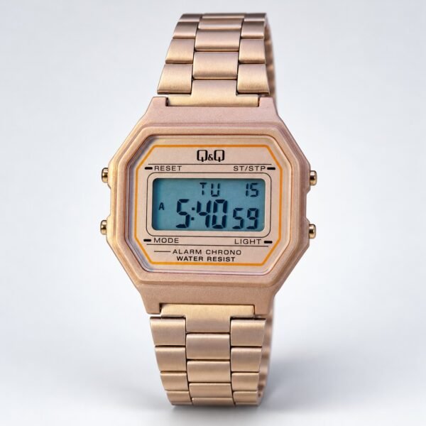 Reloj QYQ RETRO ORO ROSA