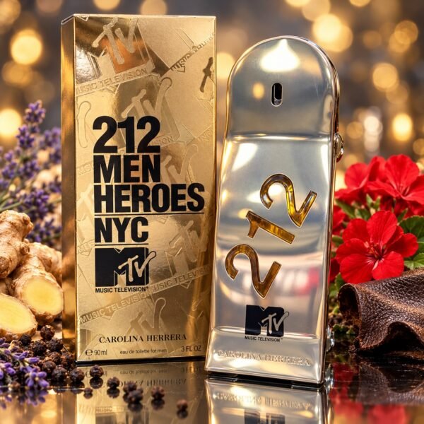 Perfume Carolina Herrera 212 Men Heroes Nyc X Mtv 1.1